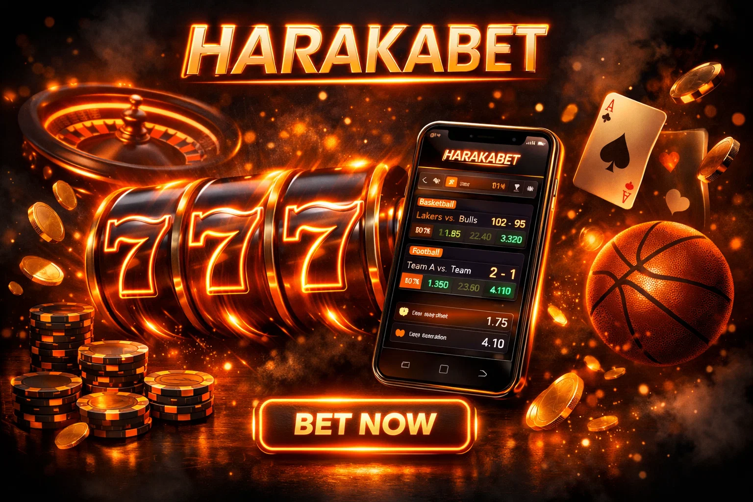 Harakabet built for Kenyan players who play to win Harakabet home screen with full game and betting access