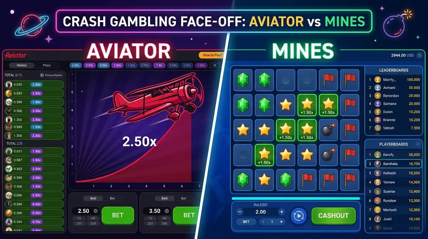 aviator vs mines